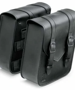 Harley Davidson Standard Line Throw-Over Satteltaschen Kompakt, Schwarz