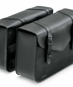 Harley Davidson Standard Line Throw-Over Satteltaschen Groß, Schwarz