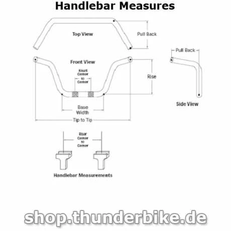 Harley Davidson Sport Bar Reduced Reach Lenker Schwarz Matt 5 Harley Davidson Sport Bar Reduced Reach Lenker Schwarz Matt – Bild 3